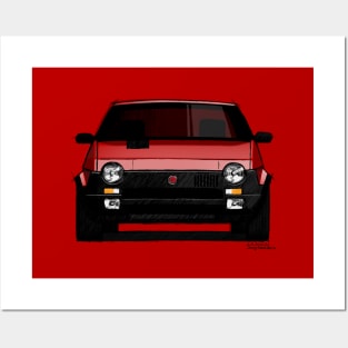 The coolest italian hot hatch that was also a design masterpiece! Posters and Art